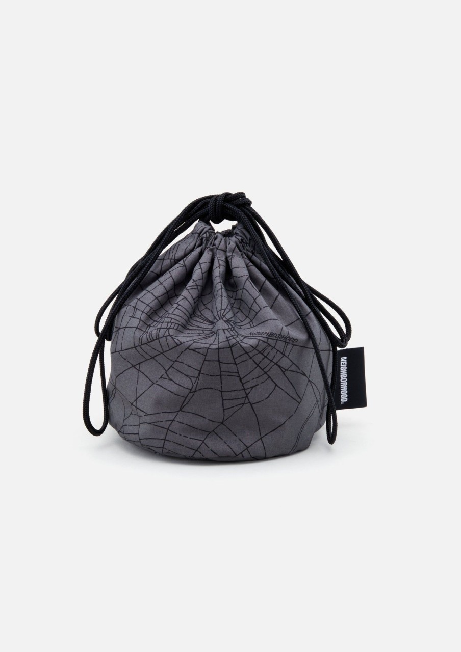 Accessories Neighborhood | Spiderweb Drawstring Bag • Neinghshop
